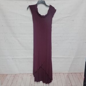 Arizona Jean Company Maroon High Low Dress